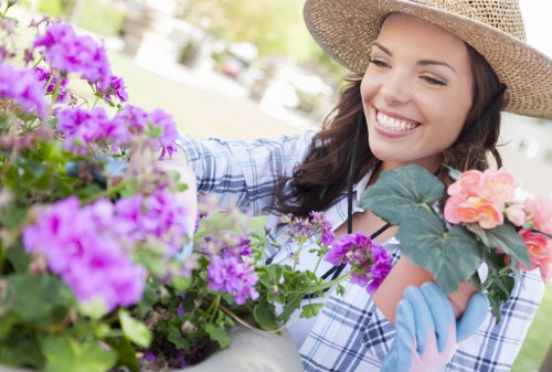 Gardeners Addington maintaining a neat and attractive garden